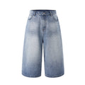 Inflation Washed Baggy Denim Jorts