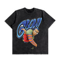Glow Retro Oversized Washed T-Shirt (Preorder)