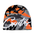 Cortis Retro Camo Letter Knit Beanie