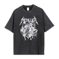 Metallica Skeleton Oversized Washed Tee (Preorder)