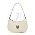 MLB Monogram "New York" Yankees Embo Hobo Bag (Preorder)