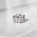 Diamond Prong Cuban Ring