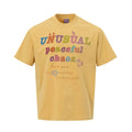 Archive Lab Colourful Script Letter T-Shirt (Yellow)