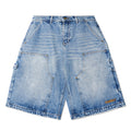 Against Lab D.Knee Money Shorts (Denim Blue)