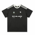 Boneless Contrast Stripe Embroidery T-Shirt