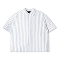 Against Lab Stripe Standard Shirt (White)