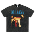 Nirvana Retro Twilight Heavy Washed T-Shirt
