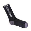Chrome Hearts Contrast Stripe Unisex Long Socks (Charcoal)