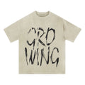 Growing Suede Logo Printed T-Shirt