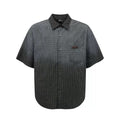 Spe Gradient Plaid Oversized Cuban Shirt