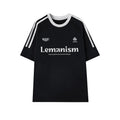 Lemanism Retro Stripe Printed T-Shirt (Preorder)