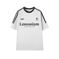 Lemanism Retro Stripe Printed T-Shirt (Preorder)
