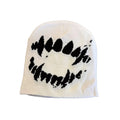 Smiley Sketch Graphic Knit Beanie