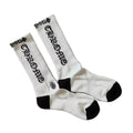 Chrome Hearts Contrast Stripe Unisex Long Socks (White)