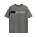 Inflation Interesting Silicon Applique Logo T-Shirt