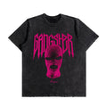 Neon Gangster Oversized Washed T-Shirt (Preorder)
