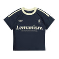 Lemanism Retro Stripe Cropped T-Shirt (Preorder)