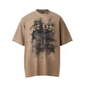 Jet Life Gothic Washed Printed T-Shirt