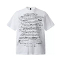 Composition Script Oversized T-Shirt