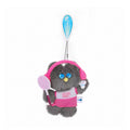 Crying Center Sporty Cat Plush Keychain