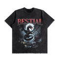 Bestial Dragon Oversized Washed T-Shirt (Preorder)