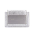 Matin Kim Essentials Metal Logo Card Wallet (Silver)