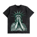 Statue of Liberty Oversized Washed T-Shirt (Preorder)