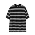 Inflation Plaid Stripe Casual T-Shirt