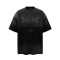 Dimension Gradient Skeleton Gothic T-Shirt