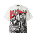 Hell Star Flame Inferno Collage T-Shirt