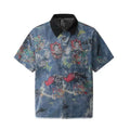 Black Energy Chaos Graffiti Cuban Shirt