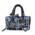 Crying Center Retro Plaid Tote Bag
