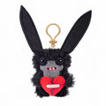 Fuggler Blacky Bunny Monster Keychain