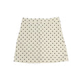 Double Muse Polka Dot High-Waist A-Line Skirt