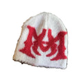 Fuzzy Monster Doodle Knit Beanie