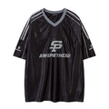 Spikyhead Stripe Embroidery Logo Jersey
