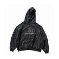 Mason Prince Washed Distressed Embroidered Hoodie (Iron)