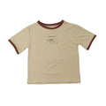 Double Muse Color-Block Slim Fit Short Sleeve Tee