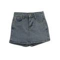 Double Muse Vintage Denim High-Waist Skort