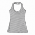 Double Muse Striped Halter Knit Tank