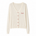 Double Muse Sheer Knit Cropped Cardigan