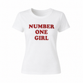 Double Muse Rosie Head Girl Letter Tee