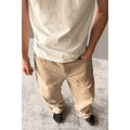 Midnight Starz Pleated Straight Cut Pants (Khaki)
