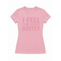 Double Muse Pink Letter Graphic Baby Tee