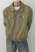 Ins Style Zip Oversized Jaket