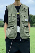 V Kolar Zip Oversized Vest