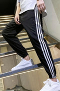 Stripe Casual Cropped Pants
