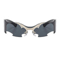 Futuristic Rimless Cyberpunk Sunglasses