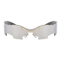 Futuristic Rimless Cyberpunk Sunglasses