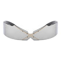 Futuristic Rimless Cyberpunk Sunglasses